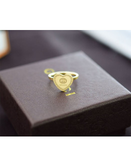 Gucci heart design ring