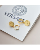 Versace gold earrings