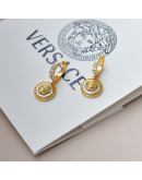 Versace gold earrings