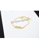 YSL gold bracelet