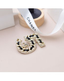 Chanel earrings with number 5