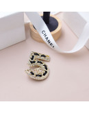 Chanel earrings with number 5