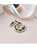 Chanel earrings with number 5