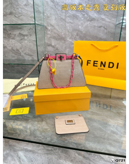 Green crocodile fendi bag