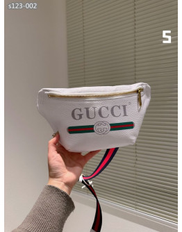 Bolso Gucci Unisex Lona/Cuero Azul