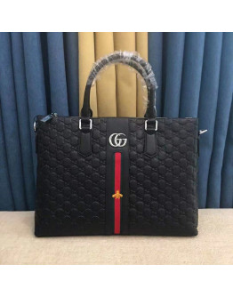 Bolso De Mano Gucci Con Motivo