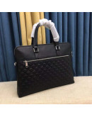 Handbag with leather motive