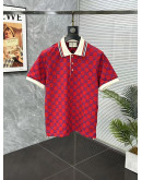 Red Luxury Gucci Polo