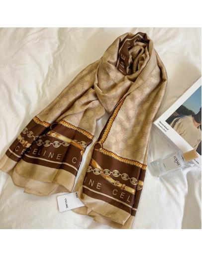 Celine Silk Scarf 90-180Cm