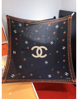 Chanel 140X140Cm 70%羊绒 30%真丝 E23