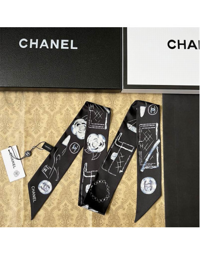 Chanel Silk Ribbon 6X120Cm