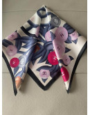 Chanel Silk Scarf 53X53Cm E42