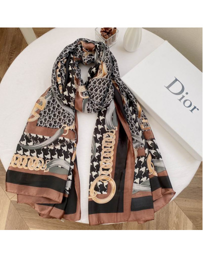 Dior Silk Scarf 90-180Cm