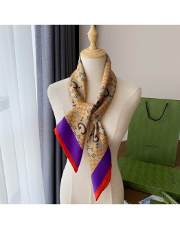 Gucci Silk Scarf 90X90Cm E10