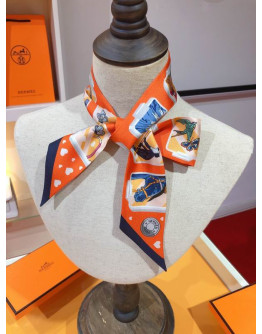 Hermes Silk Ribbon 5X86Cm E26