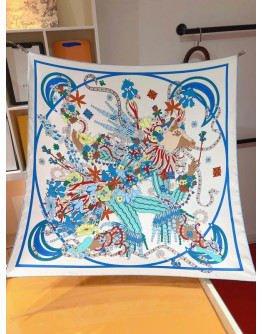 Hermes Silk Scarf 90X90Cm E38