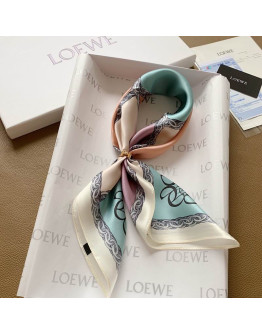 Loewe Silk Scarf 50X50Cm E13