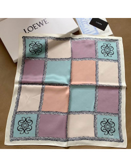 Loewe Silk Scarf 50X50Cm E13