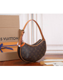 Croissant leather bag and Louis Vuitton Lona