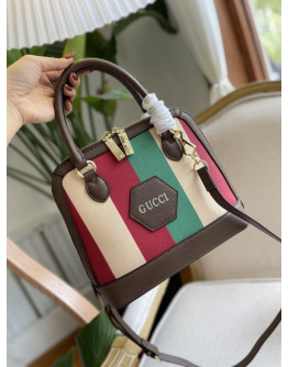 SYNTHETIC LEATHER LEATHER BAG WITH GUCCI COLORID HORSE ASS