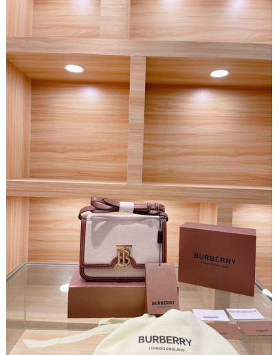 Burberry synthetic leather shoulder bags