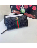 Luxury purse synthetic leather with gucci motive