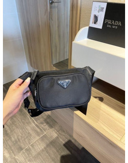 High -end Prada Leather Bandolera