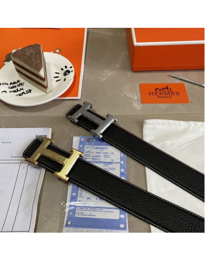 Belt with luxury buckle Hermes