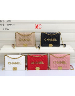 Bolsos De Hombro Con Hebilla Dorada Chanel