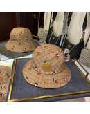 CLASSIC SUN HAT WITH MICKEY MOUSE GUCCI print