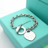Silver bracelet with heart Tiffany and Co.