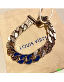 Adjustable chain bracelet with Louis Vuitton diamonds