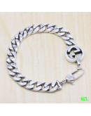 High -end silver bracelet Gucci