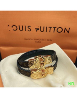 Louis Vuitton gold buckle bracelet