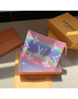 Portadocumentos Colorido Con Diseño Floral Louis Vuitton