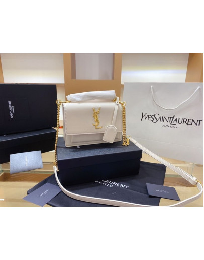 Square shoulder bag with Yves Saint Laurent