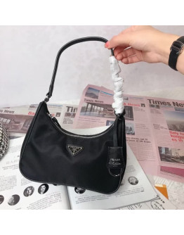 Casual shoulder bag Prada synthetic leather