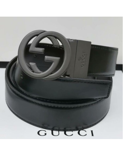 Belt with double buckle g gucci