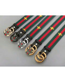 Luxury belt with Gucci colored design