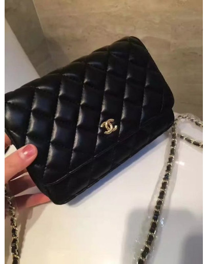 Chanel Quilted Bags And Wallet With Chain