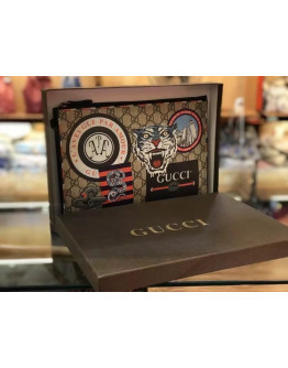 Portadocumentos Con Estampado Gucci