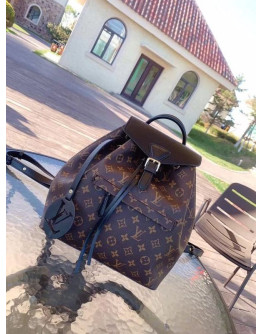 Mochila cuero sintetico Conn Relieve De Gran Capacidad Louis Vuitton