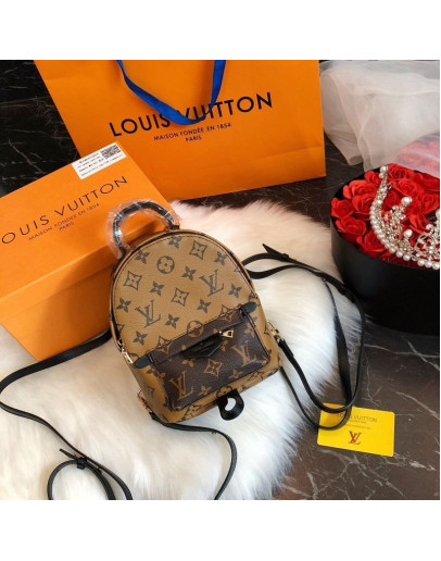 Classic Leather Backpack With Reason Louis Vuitton