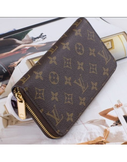 Monedero cuero sintético Acolchado Con Cierre Dorado Louis Vuitton