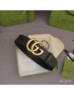 High-end Statement Belt Gucci In Genuine Leather of 4cm