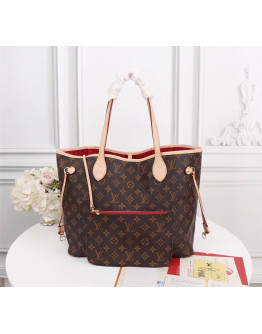 Bolso Louis Vuitton Neverfull Para Mujer en Cuero Real