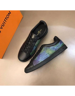 Louis Vuitton Black Sports Shoes for Men