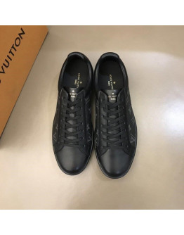 Louis Vuitton Black Monogram Sneakers For Men