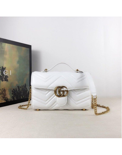 Gucci bag with handle Marmont Color White Women