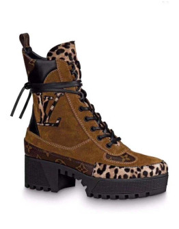 Louis Vuiton Dessert Animal Print Boots For Women